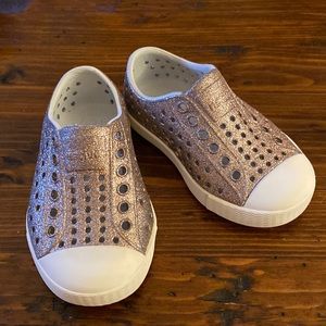 EUC Native Light Purple Sparkly Toddler Shoes Size C5